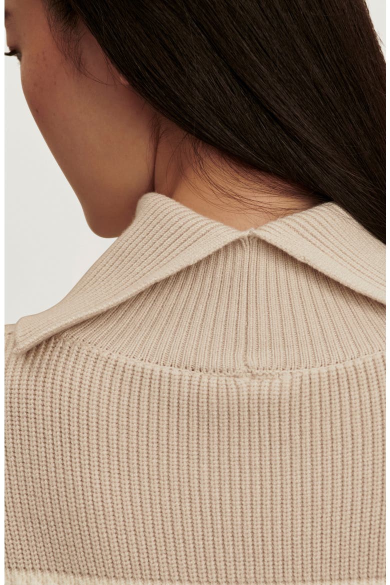 Hamish Split Turtleneck Sweater, Alternate, color, SILVER BIRCH