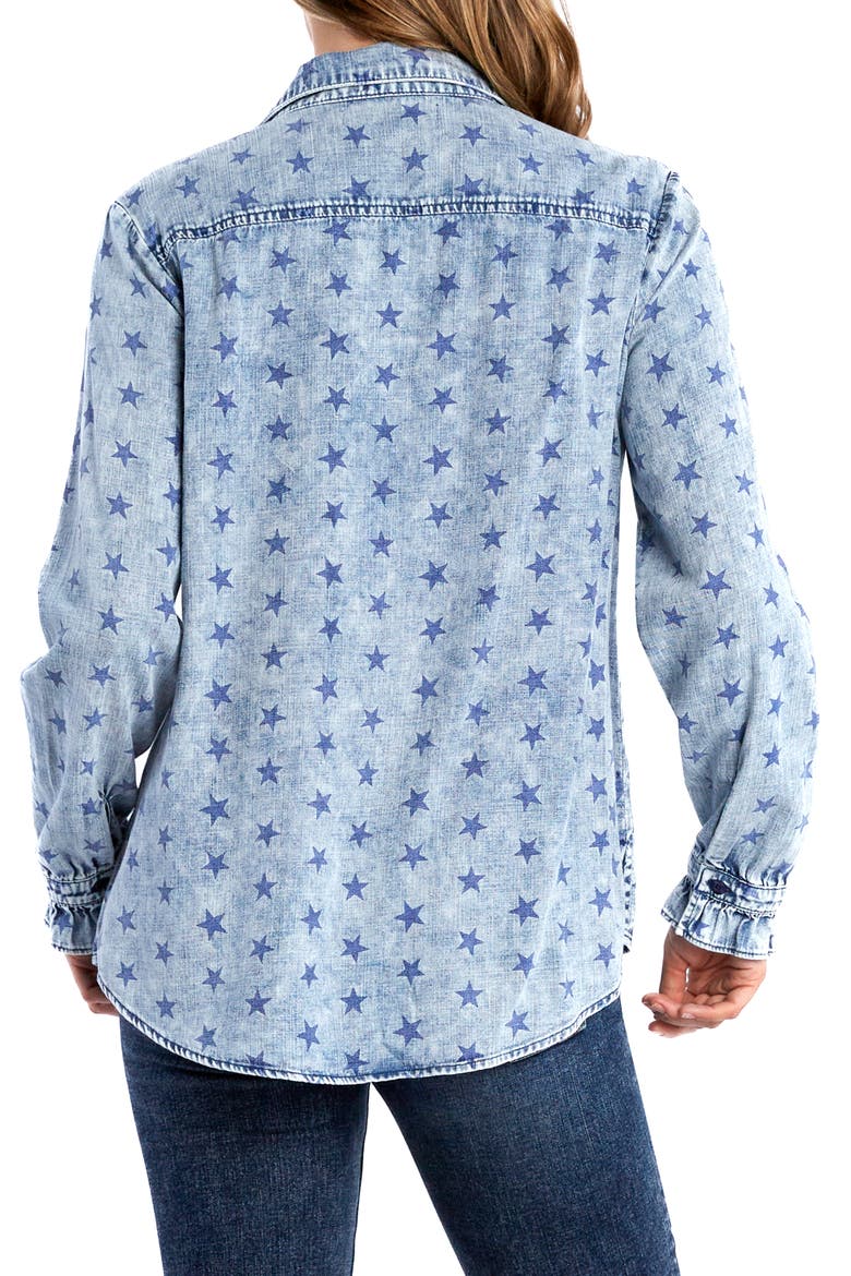 Ruffle Tuxedo Shirt, Alternate, color, STAR RIZZ
