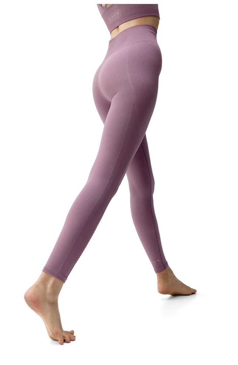 Born Living Yoga India Seamless High Rise Sport Legging, Alternate, color, Amatista