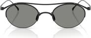 ARMANI 49mm Oval Sunglasses