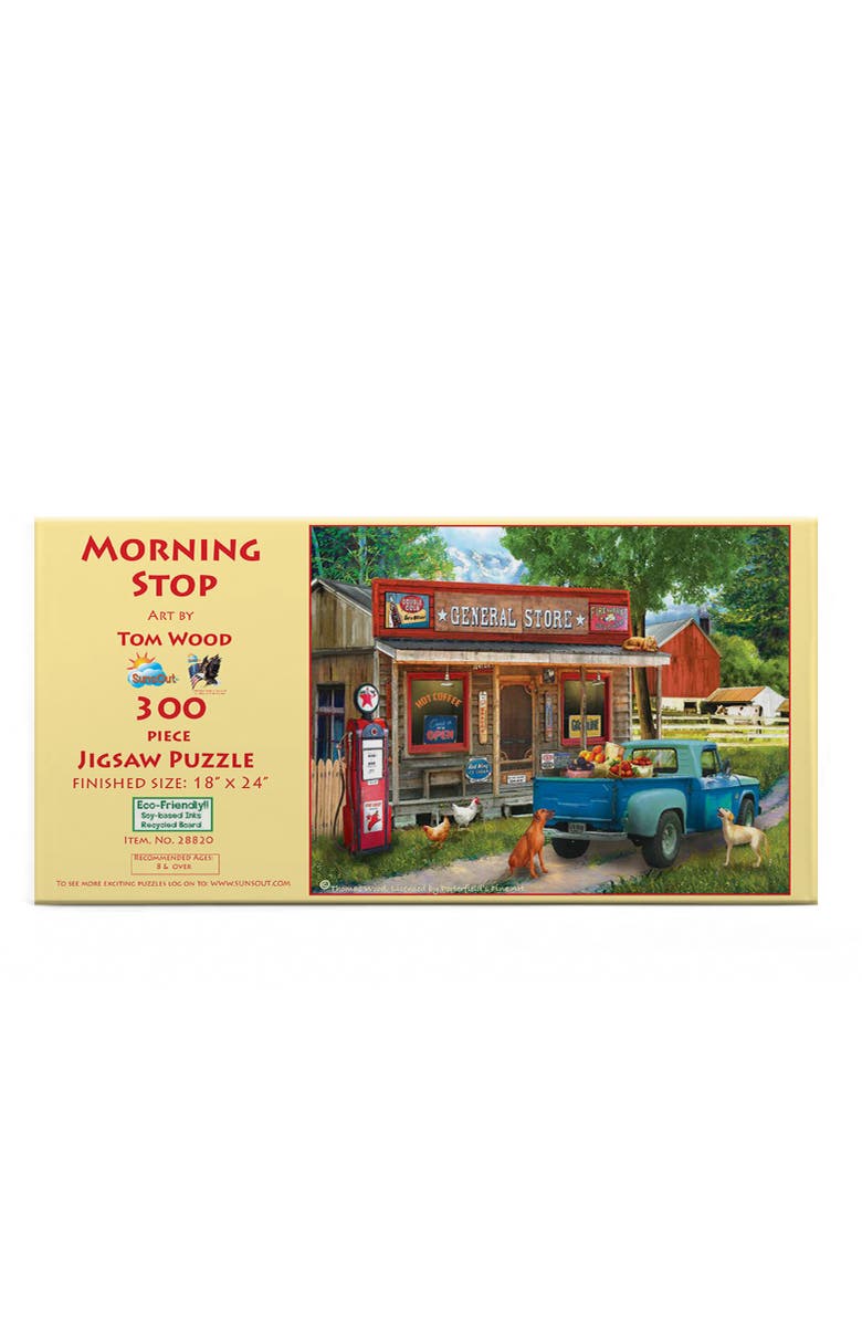 Sunsout Morning Stop 300 piece Jigsaw Puzzle for Adults, Alternate, color, Multicolor