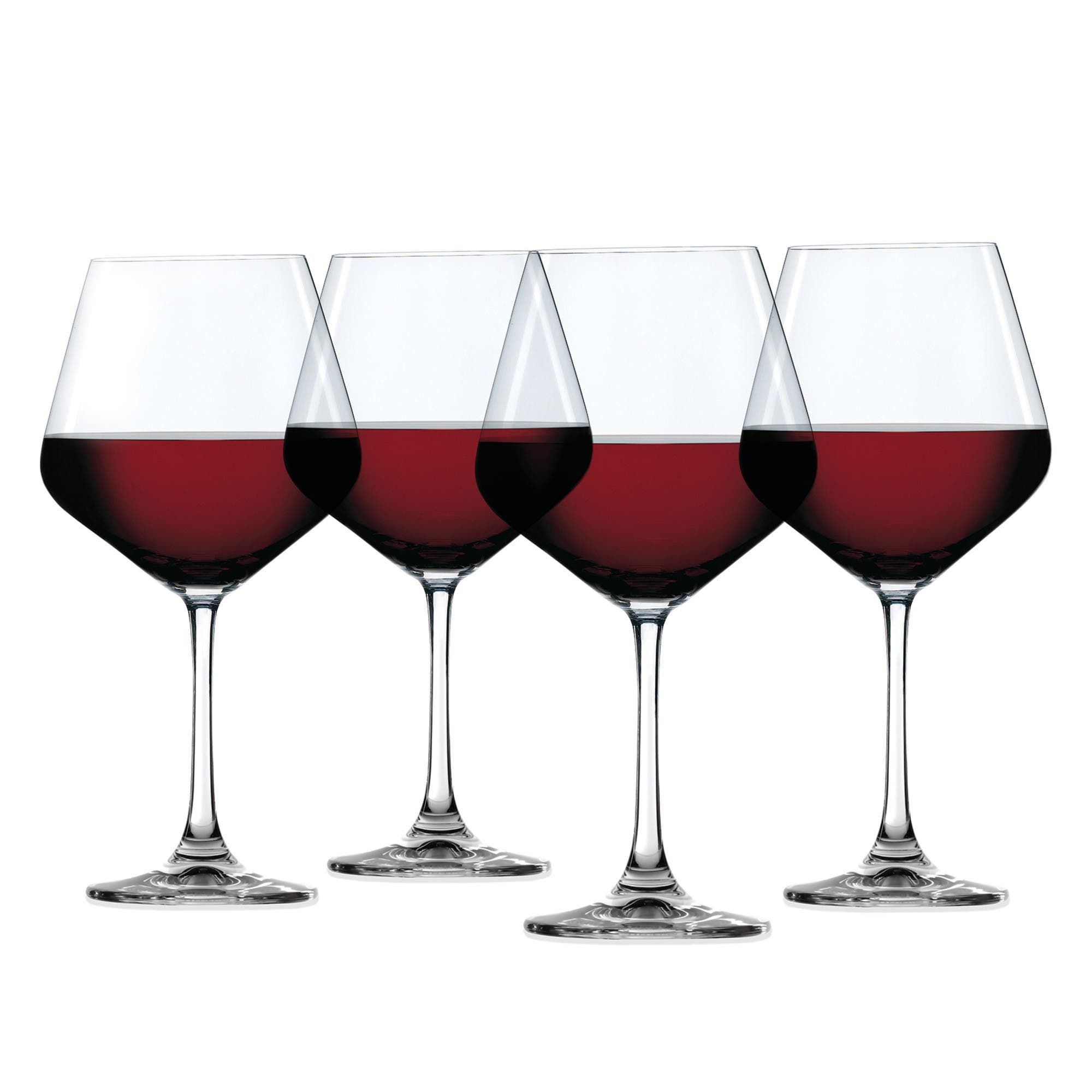 SPIEGELAU Style Burgundy Wine Glass Set of 4 in Clear 