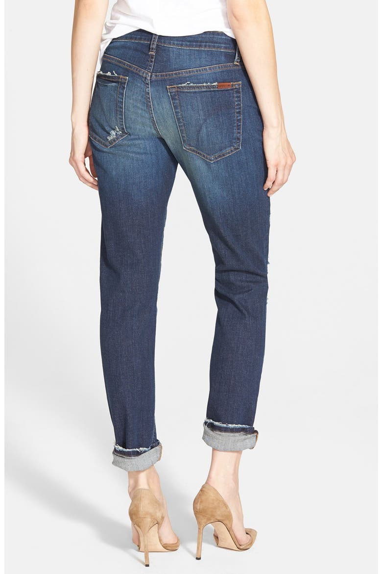 Boyfriend Slim Jeans, Alternate, color, JEM