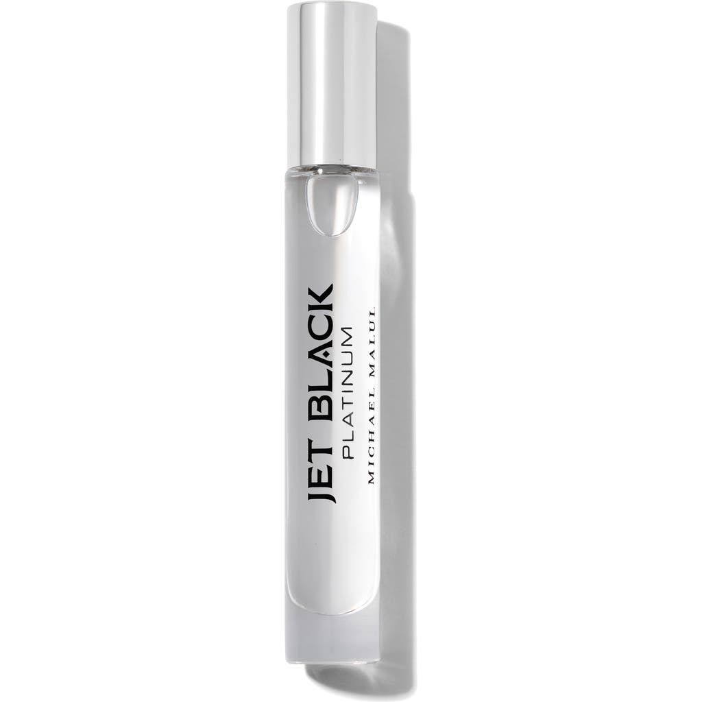 Michael Malul Jet Black Platinum Travel Size In Silver