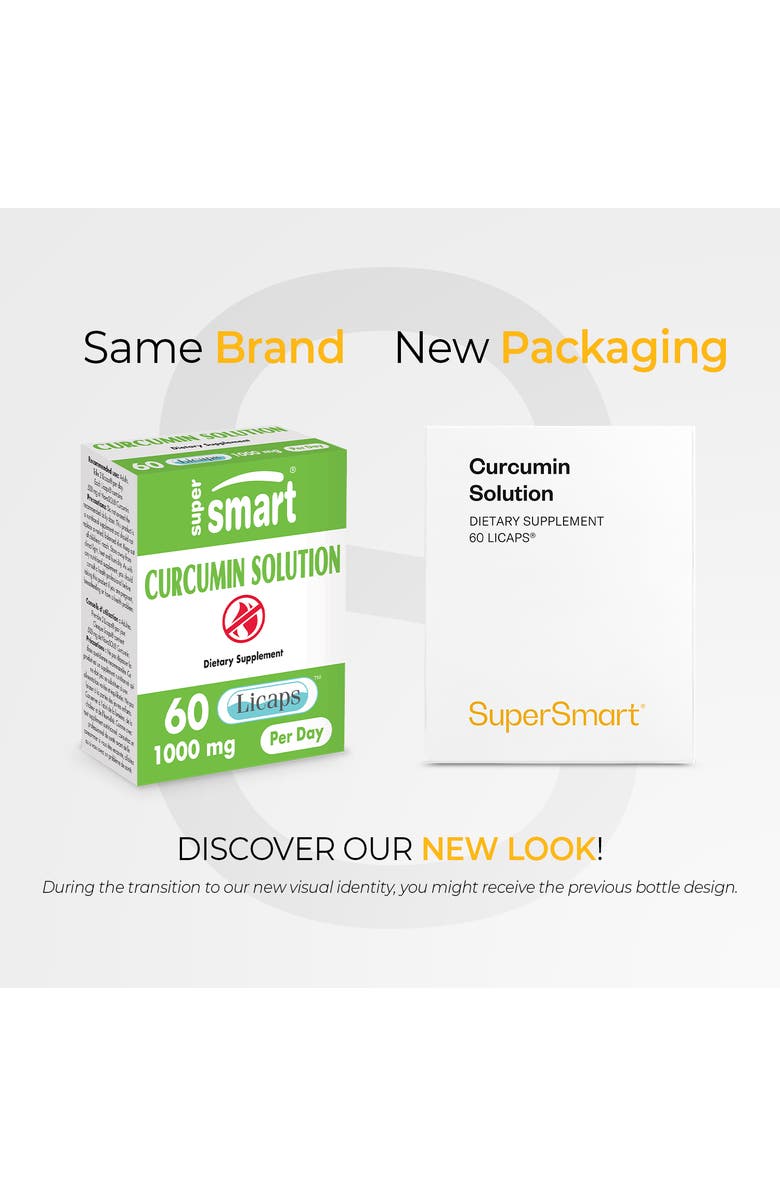 SuperSmart Curcumin Solution 1000mg, Alternate, color, NO COLOR