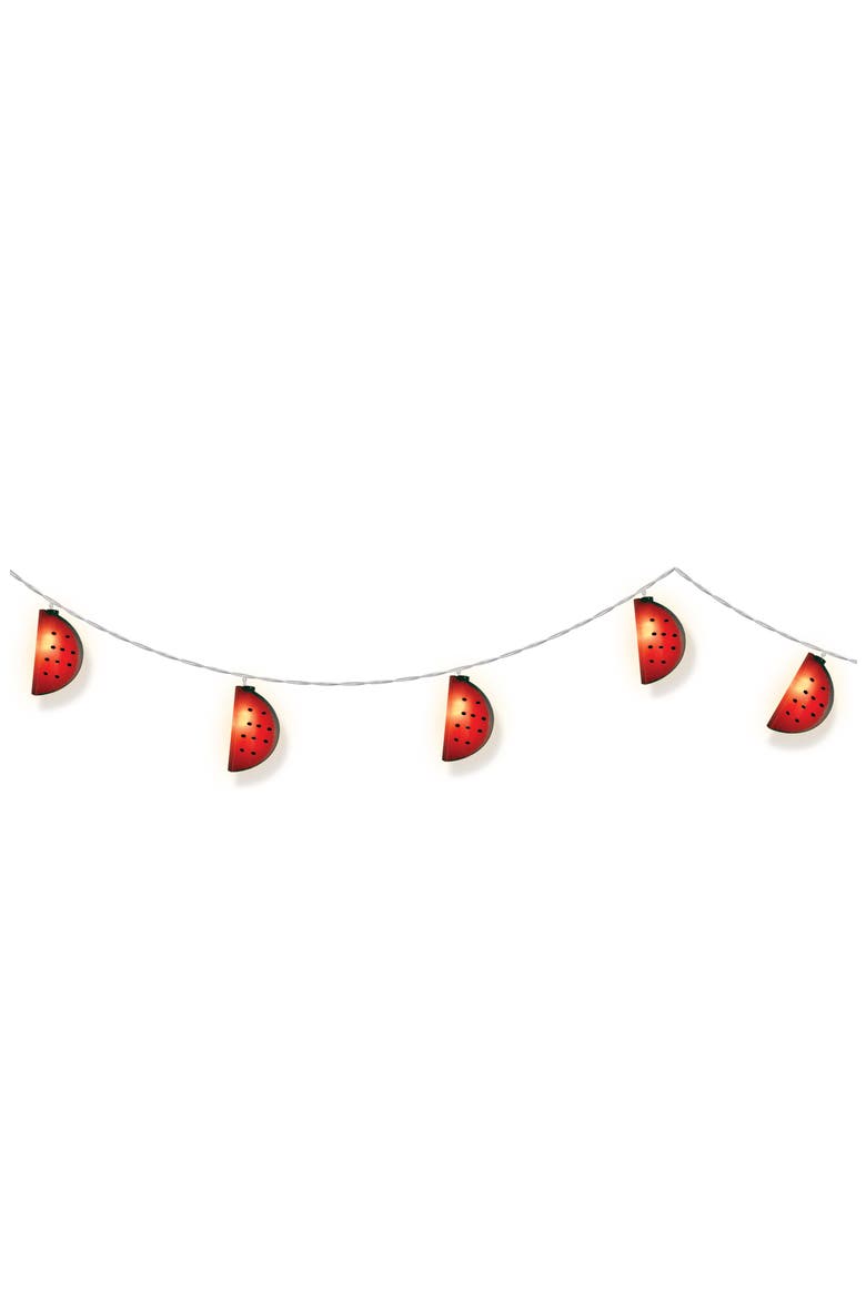 Watermelon String Lights, Main, color, PINK GREEN