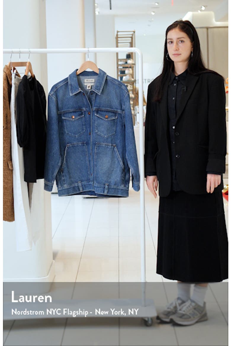 Oversize Trucker Jean Jacket video