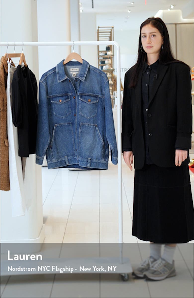 Oversize Trucker Jean Jacket, sales video thumbnail