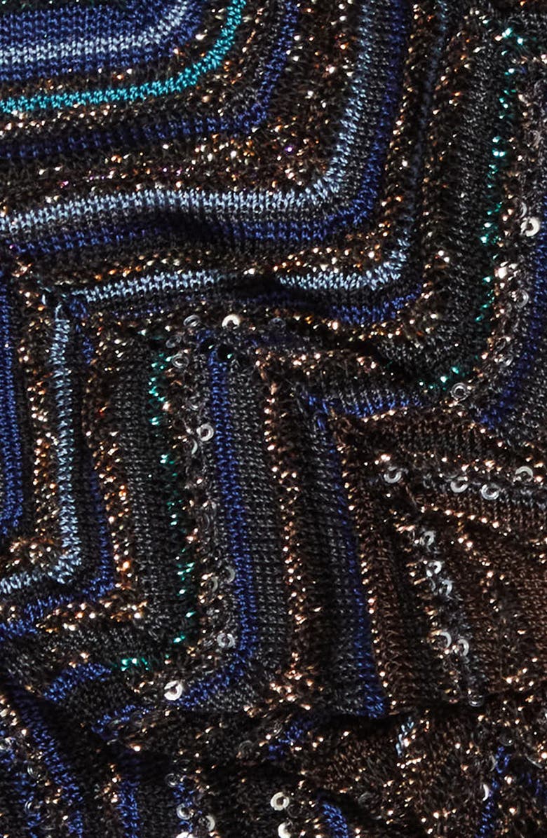 Missoni Sequin Knit Head Wrap, Alternate, color, 0001 Black Multi