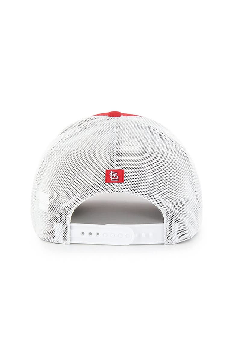 '47 Men's '47 Red/White St. Louis Cardinals Scratch Adjustable Trucker Hat, Alternate, color, Red