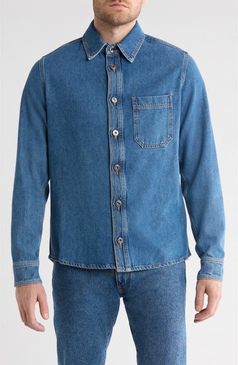 Industry Denim Button-Up Shirt