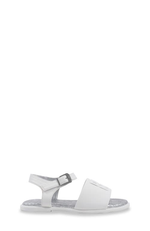 Dkny Little And Big Girls Val Alexandria Sandal In White