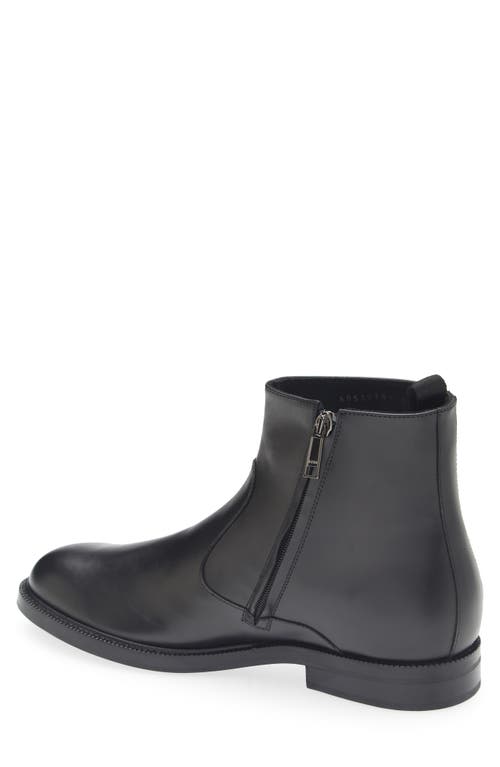 Hugo Boss Boss Dressletic Zip Leather Boot