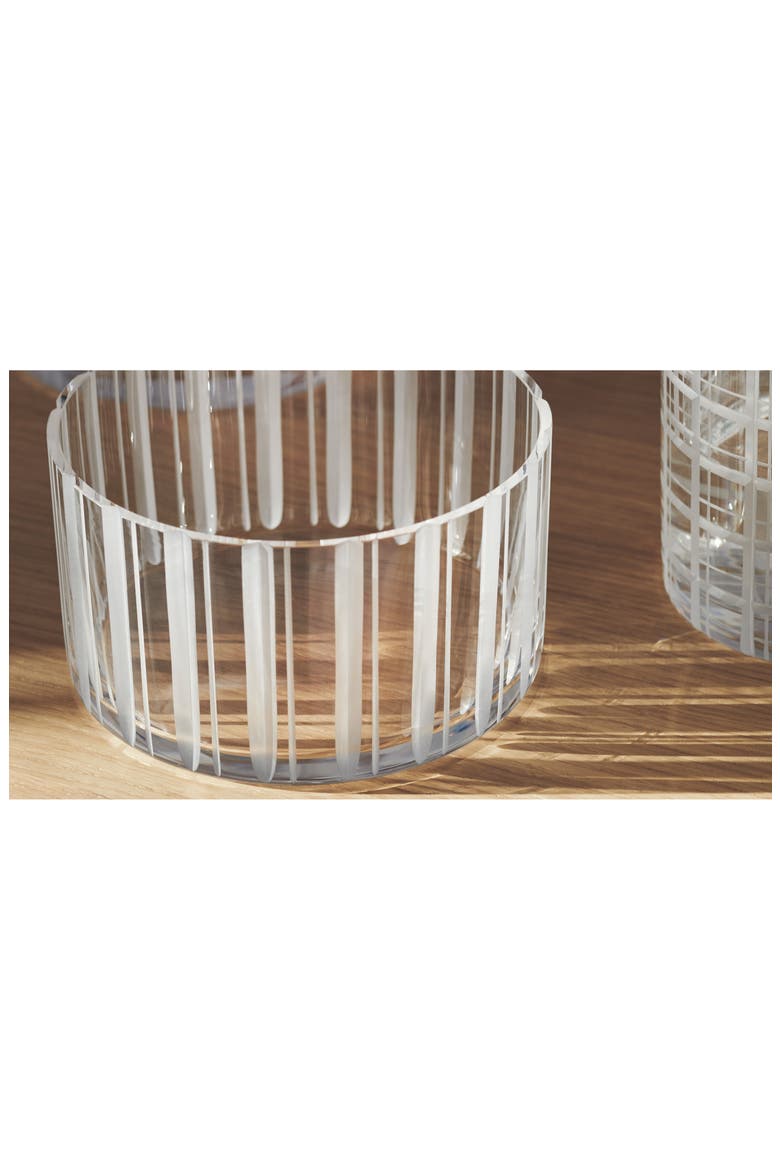 Cut In Number Small Serving Bowl, Alternate, color, CLEAR