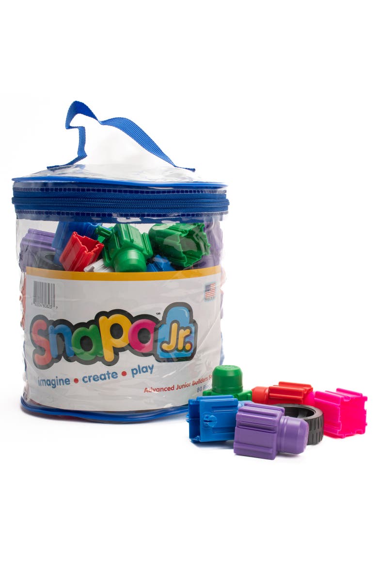 Advanced Builder's 80 Piece Kit building Blocks, Alternate, color, Multicolored