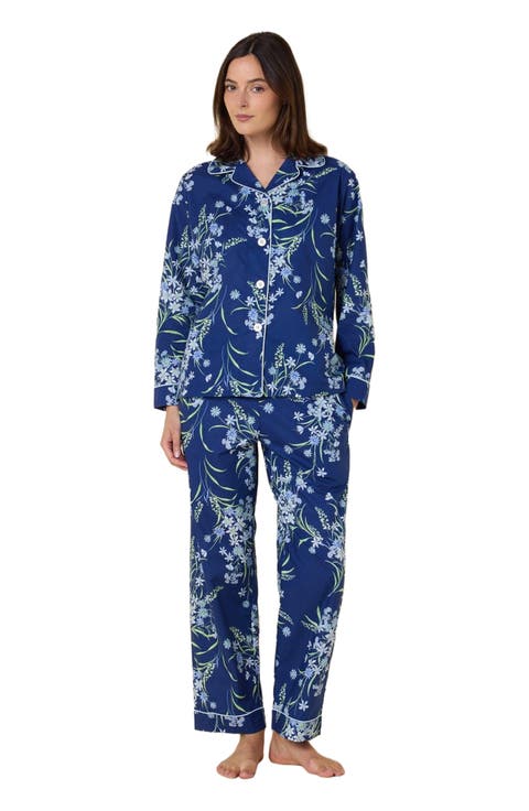 Luxe Pima Pajama Print Set