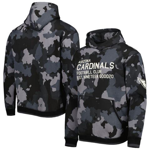 Men's The Wild Collective Black Arizona Cardinals Camo Pullover Hoodie