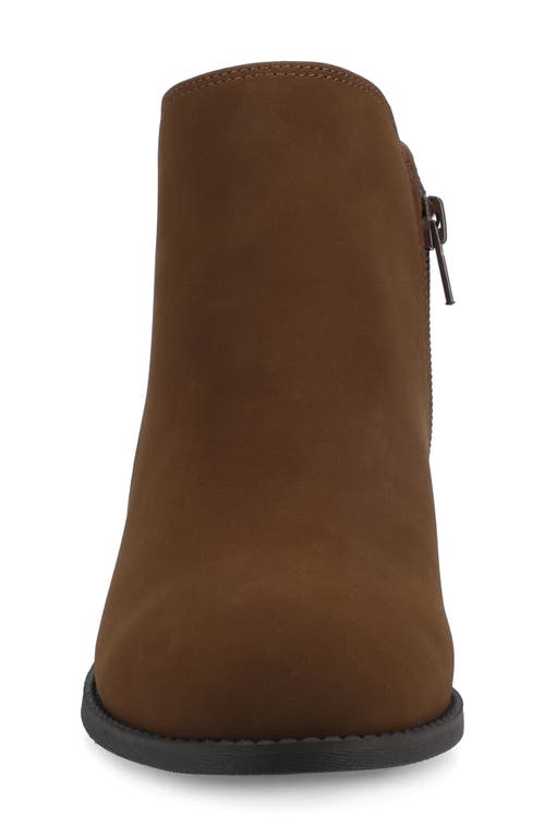 Journee Collection Solarah Ankle Boot In Brown