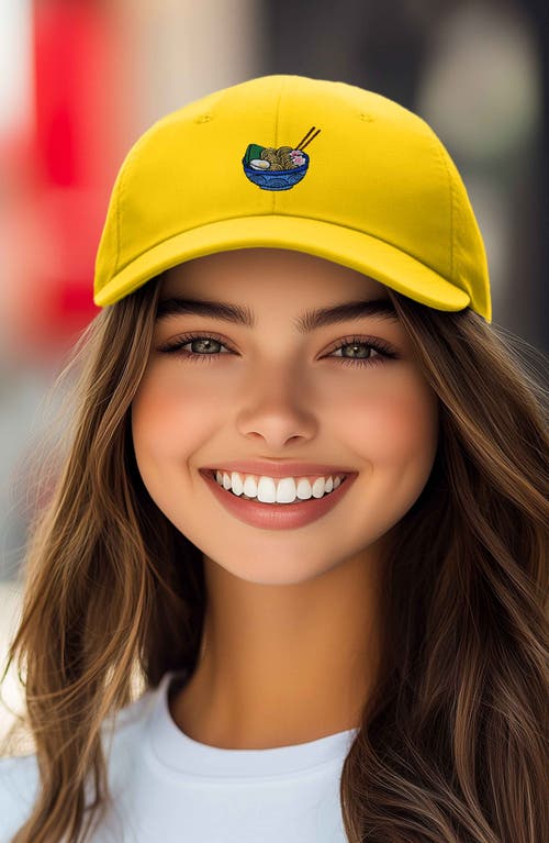 DALIX DALIX NOODLES EMBROIDERED CASUAL CAP 