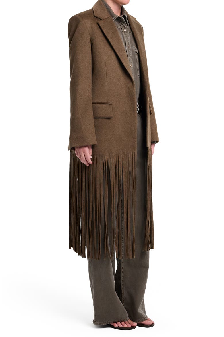 Mattie Fringe Cashmere Topper, Alternate, color, SEPIA TINT