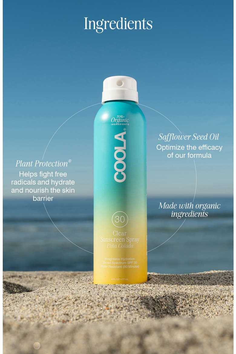 Suncare Sport Sunscreen Spray Broad Spectrum SPF 30, Alternate, color, PINA COLADA