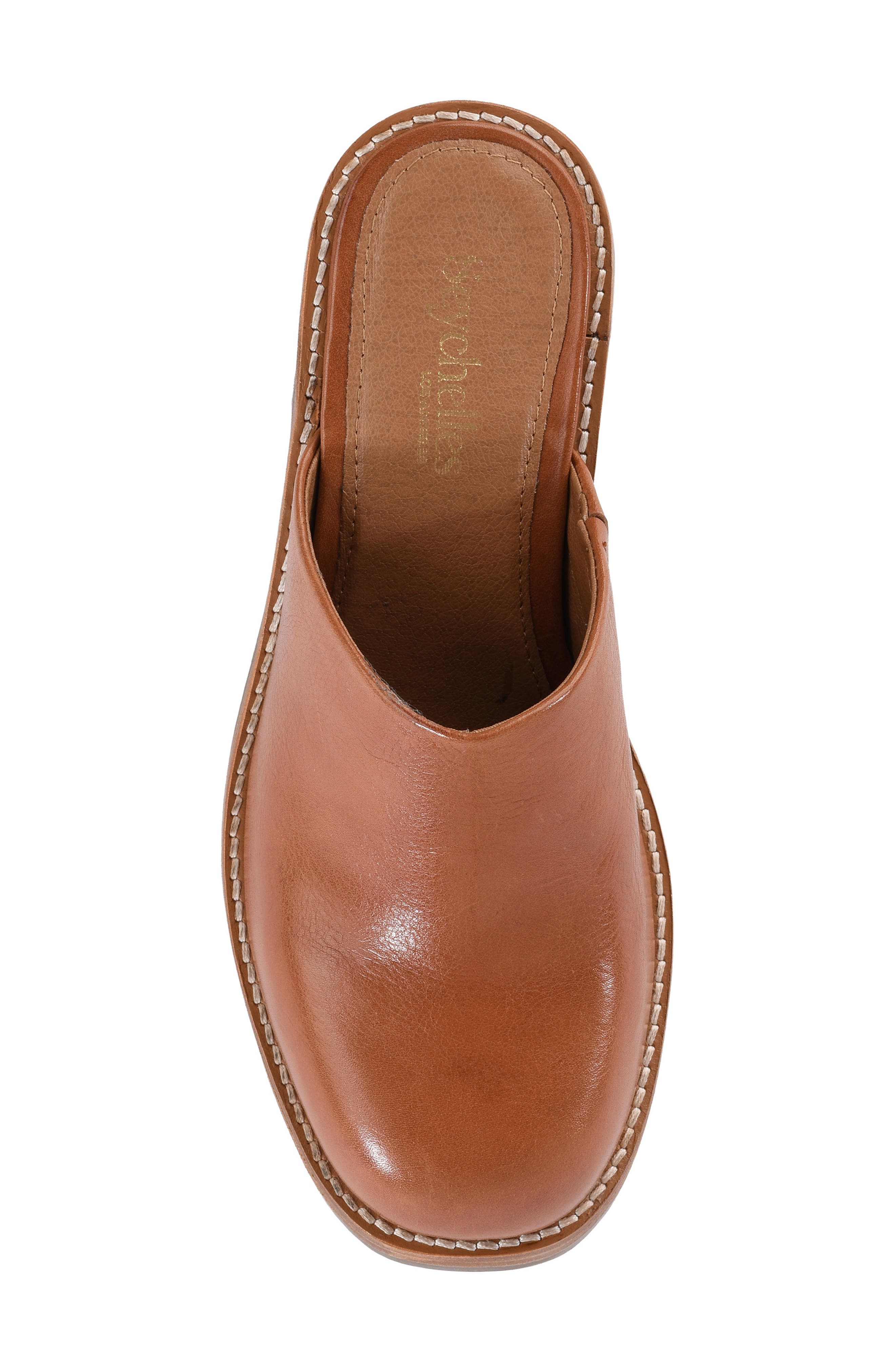 Magic Hour Leather Clog, Alternate, color, TAN