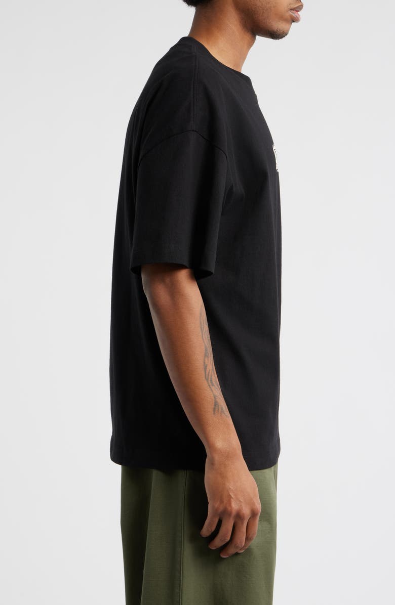 Carhartt Work In Progress Deconstructed Organic Cotton Jersey Graphic T-Shirt, Alternate, color, Black