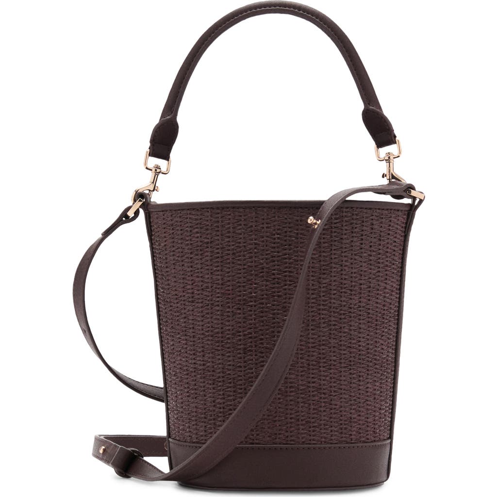 Mango Small Raffia Bucket Bag