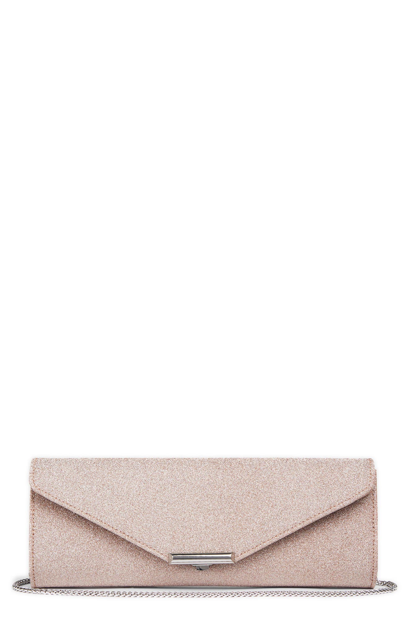 LK Bennett Lucille Glitter Envelope Clutch