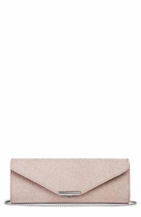 LK Bennett Lucille Glitter Envelope Clutch