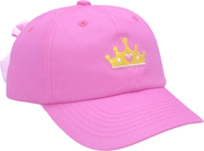 Bits & Bows Princess Crown Twill Bow Baseball Hat