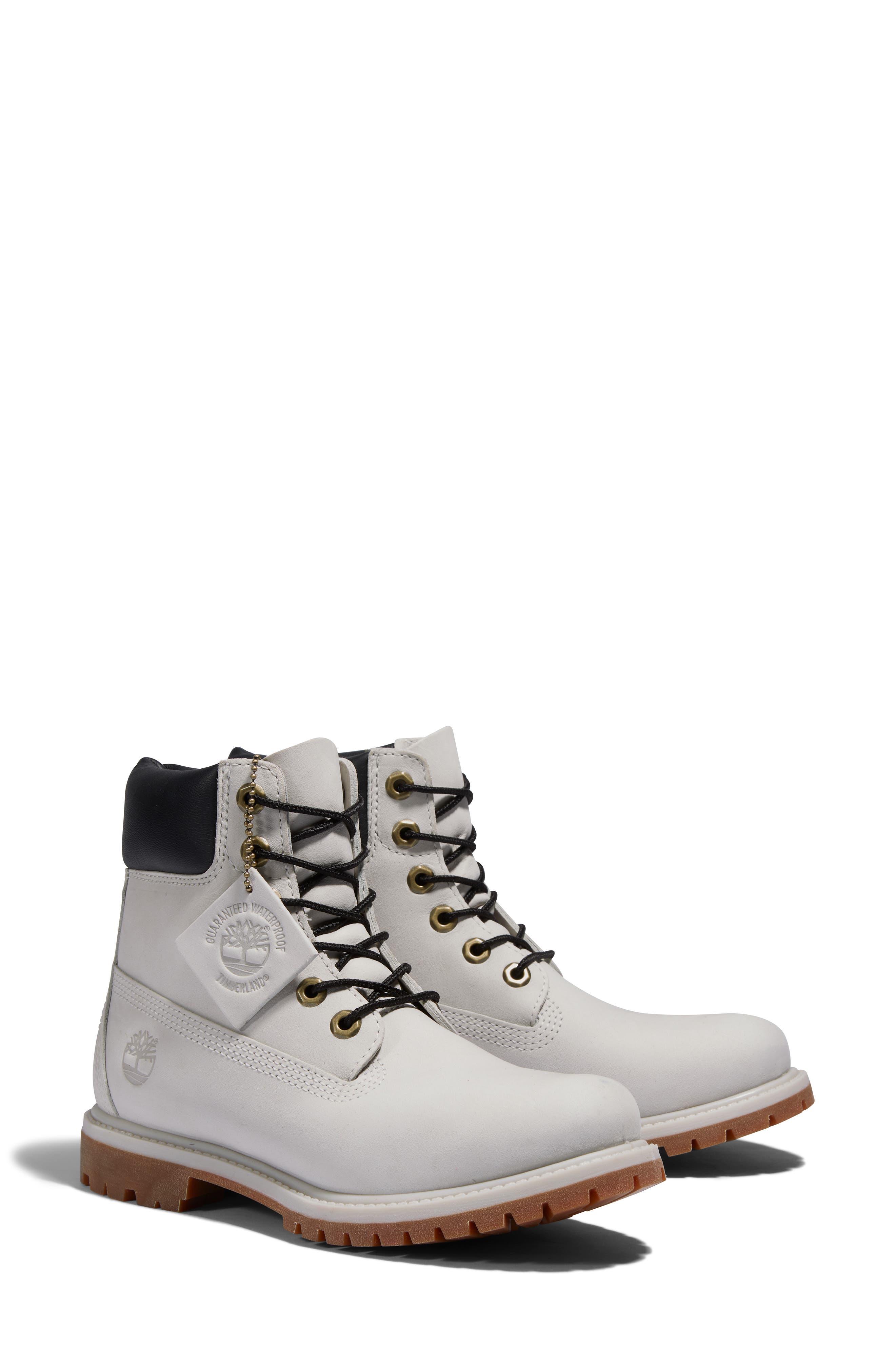 Premium Waterproof Lug Sole Boot, Main, color, LIGHT GREY