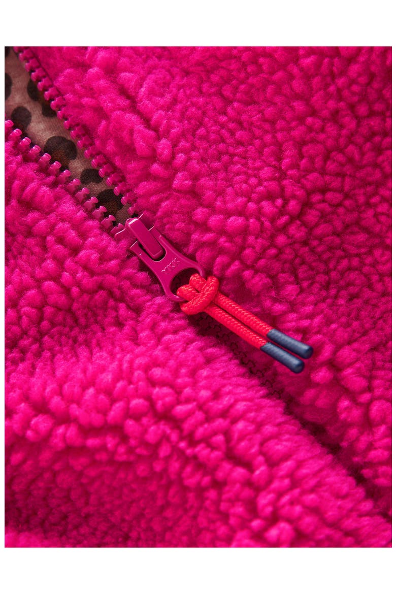 Kids' Relaxed Hooded Fleece Jacket, Alternate, color, PINK