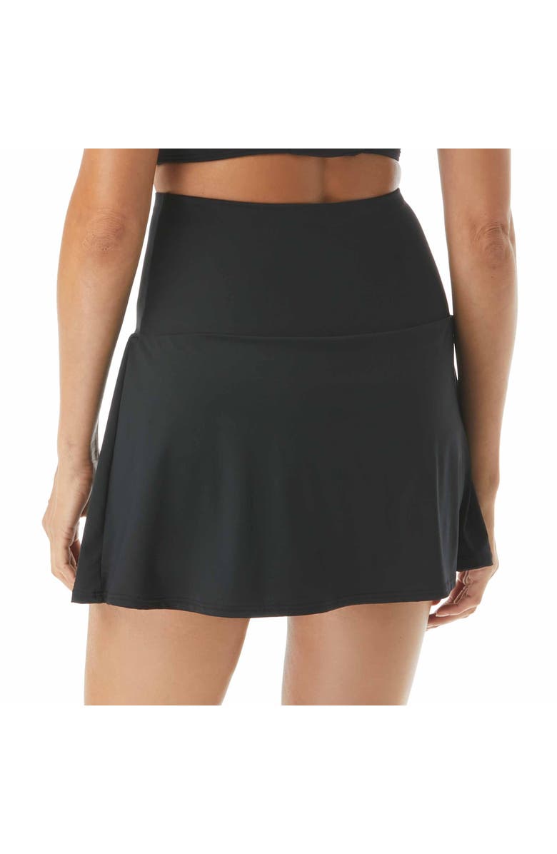 COCO REEF Soar Ultra High Swim Skirt, Alternate, color, Cast-Black