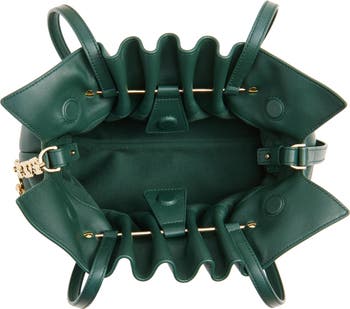 Small Gancio Piercing Soft Leather Shoulder Bag