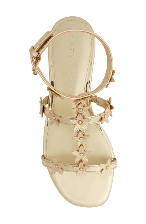 Shop Katy Perry Halie Gladiator Sandal In Champagne