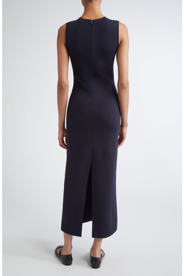 Visiera Sleeveless Jersey Dress, Alternate, color, NAVY