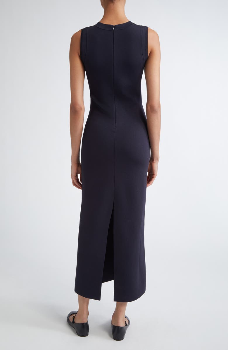 Max Mara Visiera Sleeveless Jersey Dress, Alternate, color, Navy