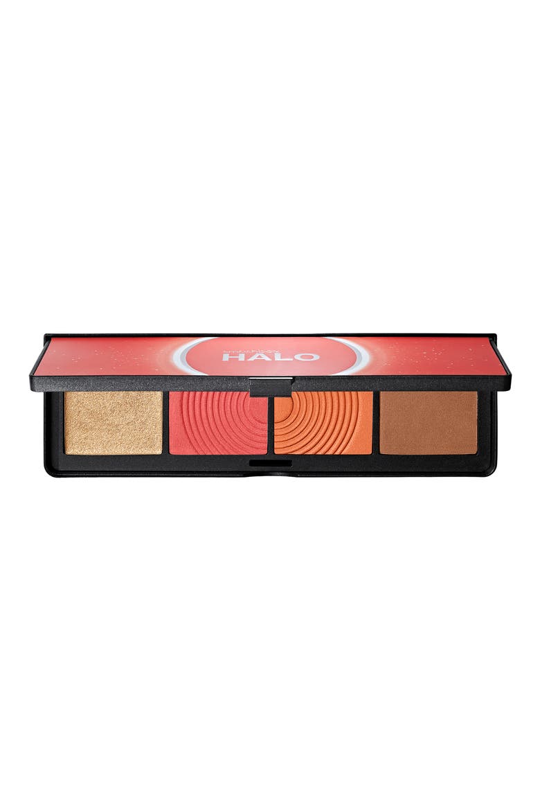 Halo Sculpt + Glow Face Palette with Vitamin E, Main, color, CORAL