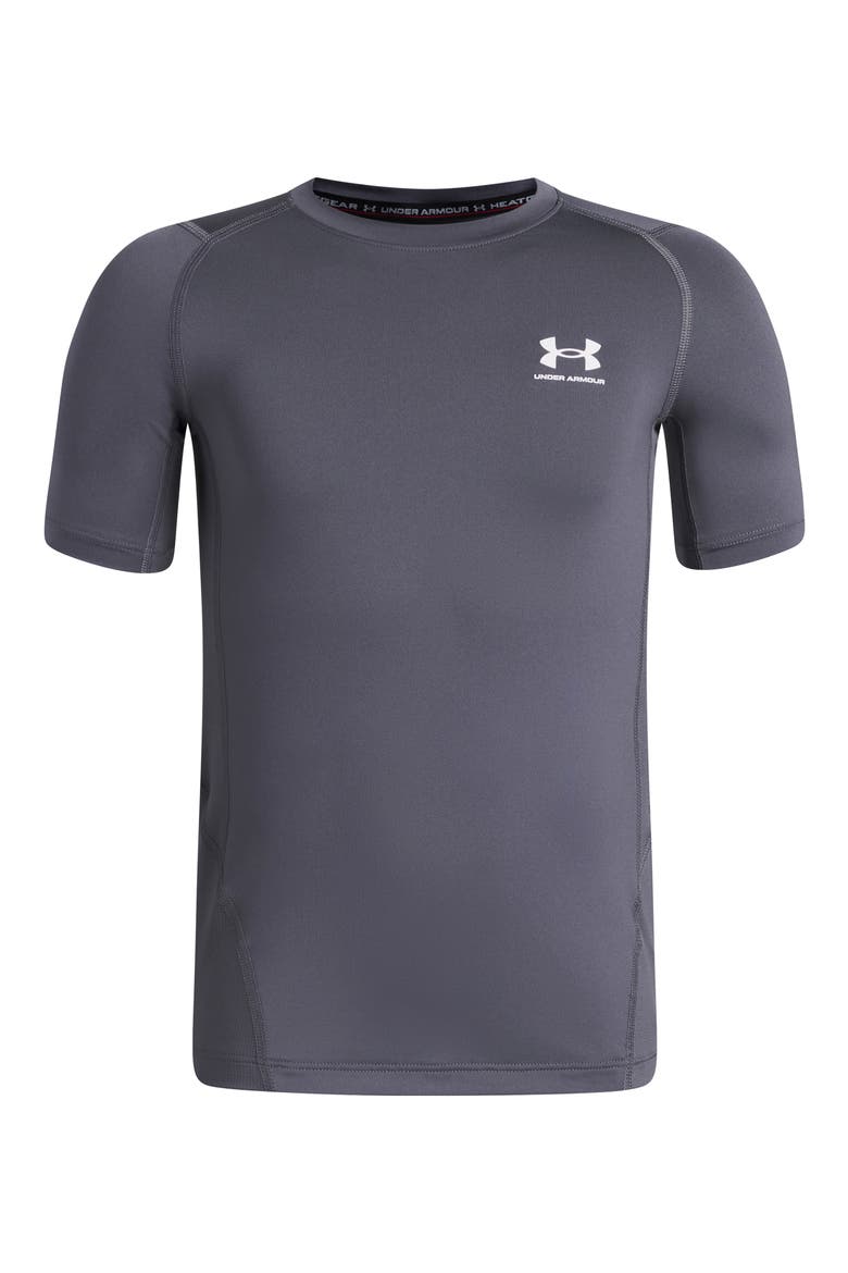 Kids' UA HeatGear® Graphic Tee, Main, color, 025 CASTLEROCK