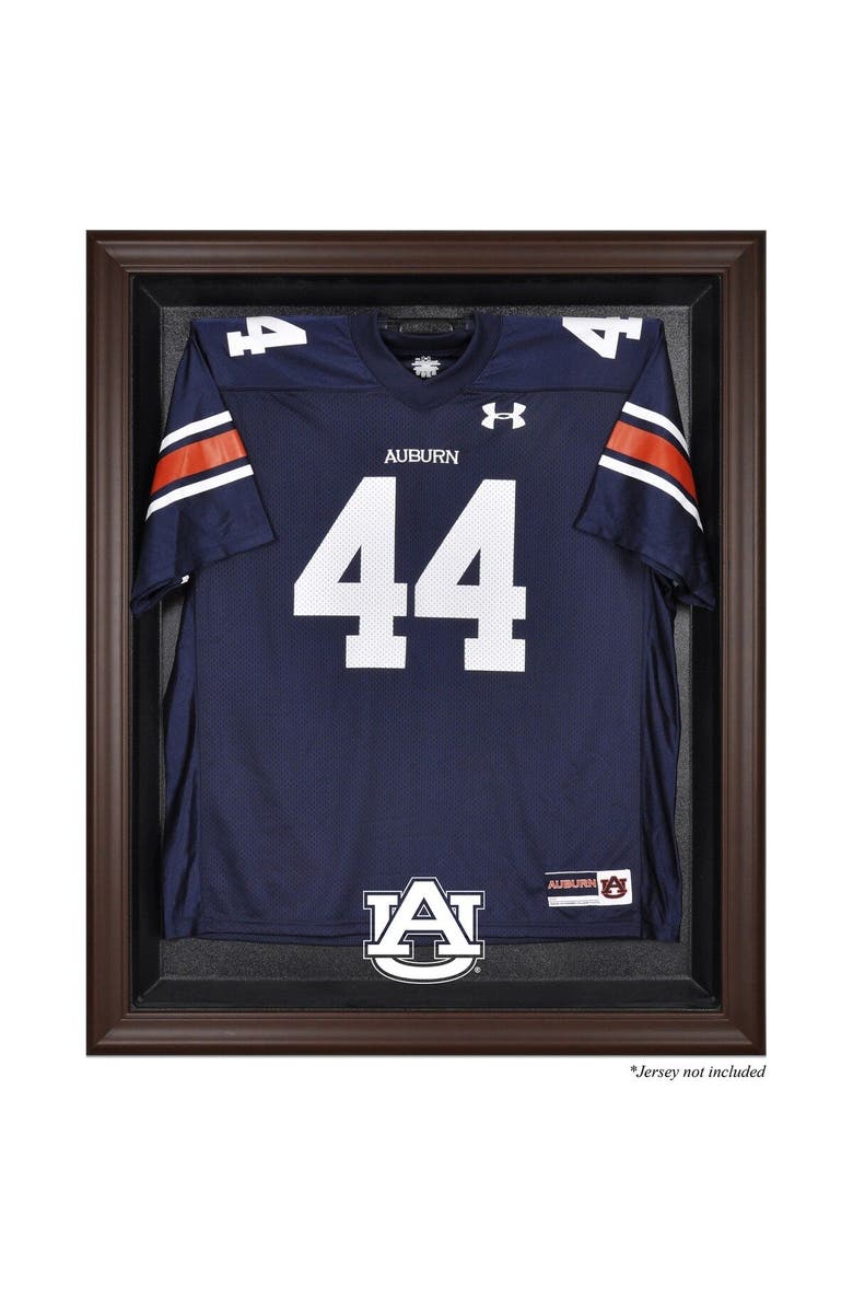 FANATICS AUTHENTIC Auburn Tigers Brown Framed Logo Jersey Display Case, Main, color,