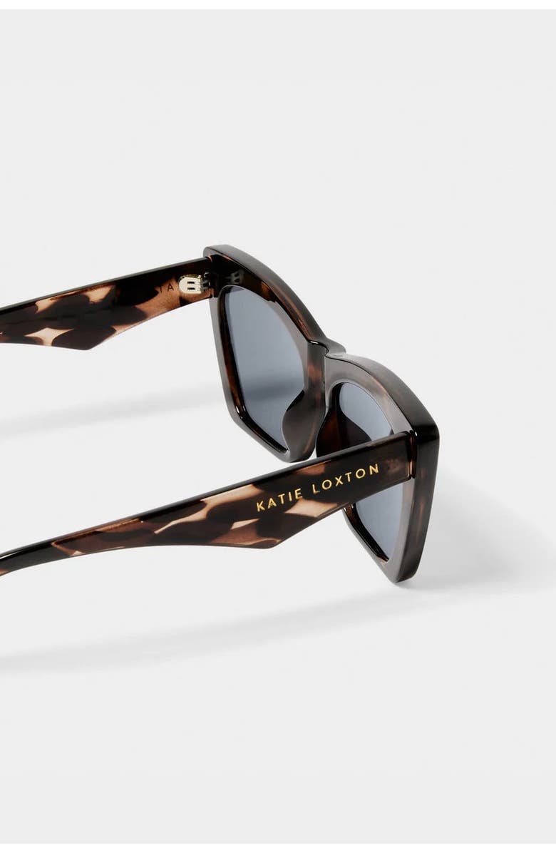 Katie Loxton Morocco Sunglasses in Dark Tortoiseshell, Alternate, color, Tortoiseshell