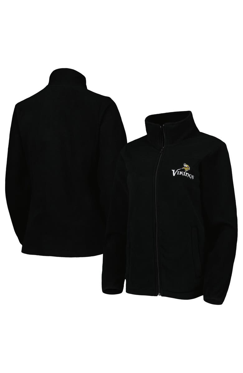 DUNBROOKE Women's Dunbrooke Black Minnesota Vikings Hayden Polar Full-Zip Jacket, Main, color, 