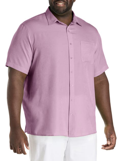 Microfiber Comfort Grid Sport Shirt