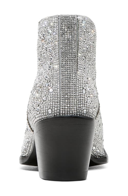 Ariat Dixon Glitz Western Boot In Silver
