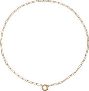 Monica Vinader Alta Textured Charm Necklace