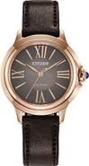 Citizen Eco-Drive Leather Strap Watch
