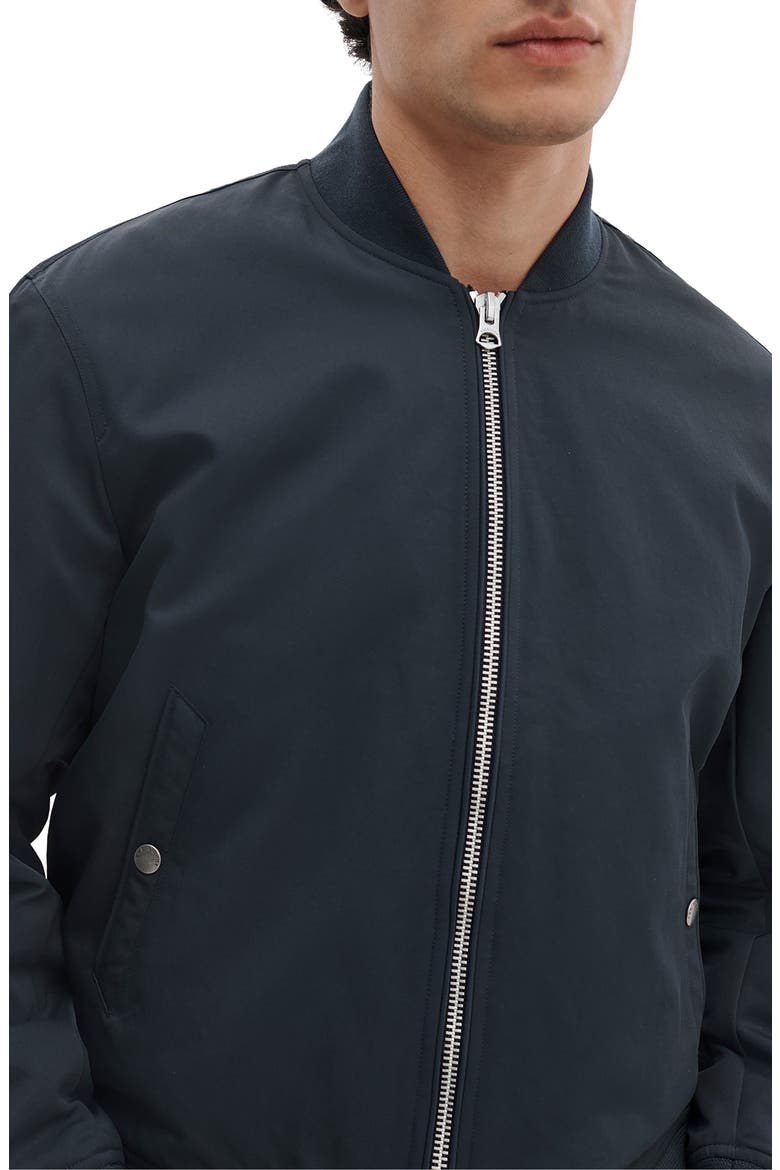 Manston Nylon Bomber Jacket, Alternate, color, NAVY