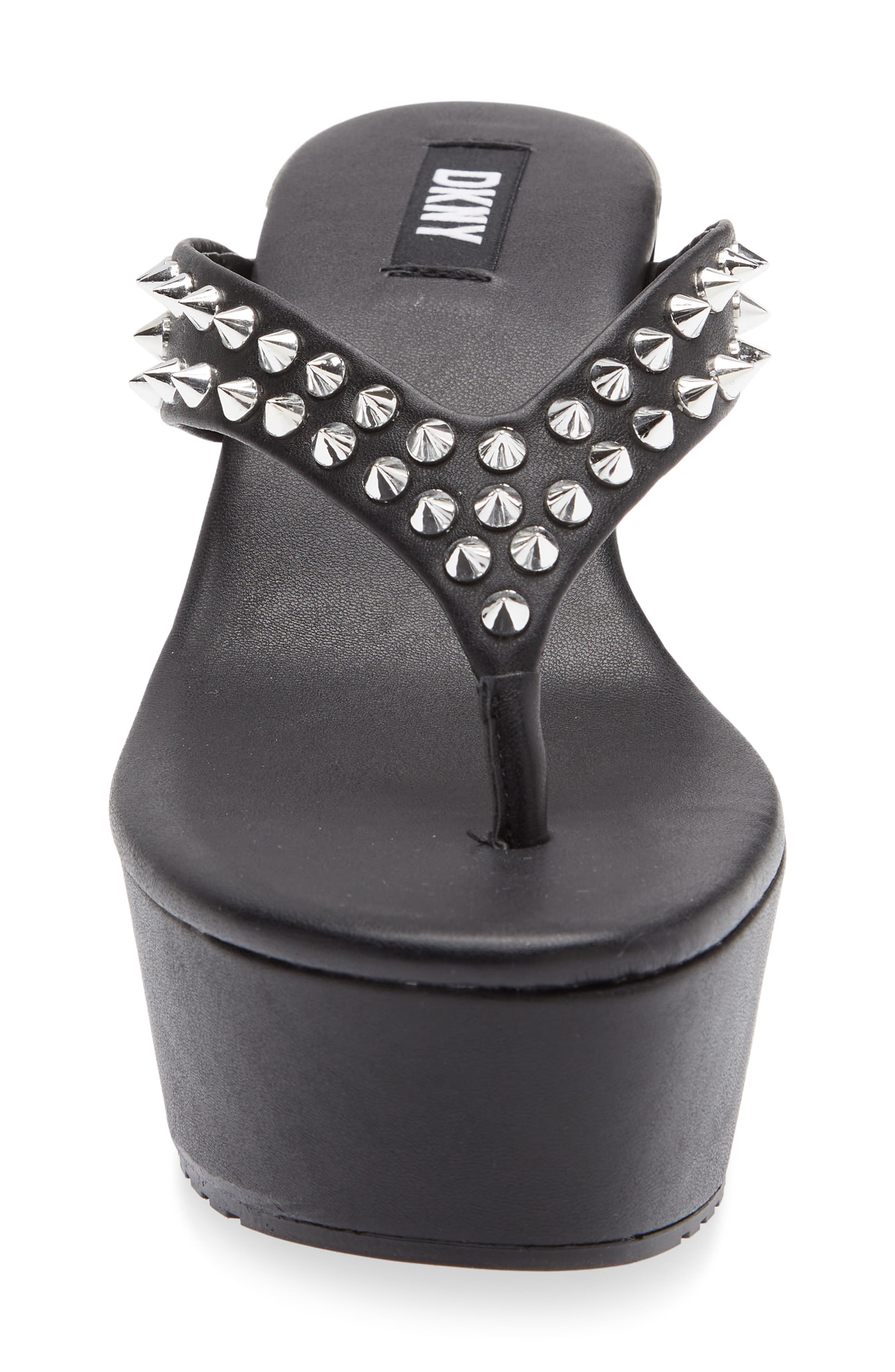 DKNY Tina Studded Platform Flip Flop