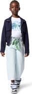 Lanvin Kids Daisy Print Cotton T-Shirt